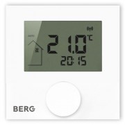 Термостат Berg BT50-iRF-FS беспроводной с дипсплеем, программируемый, программируемый, с входом для датчика пола